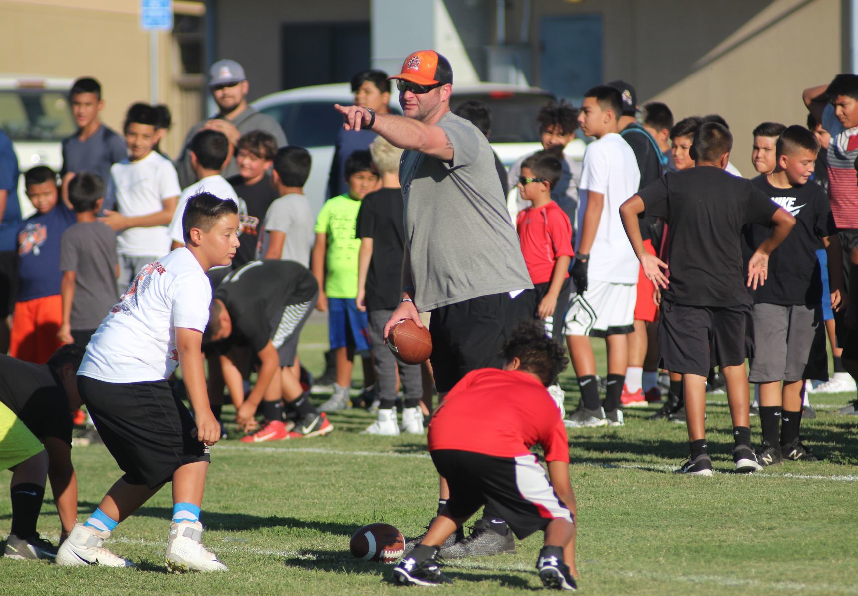 Selma hosts youth football camp
